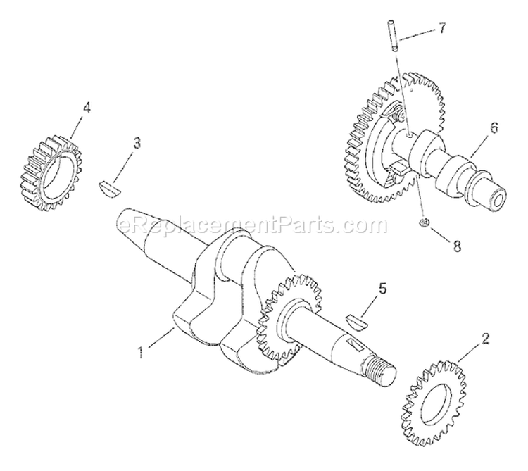 Page E Diagram and Parts List for 1532-1  Briggs and Stratton Generator